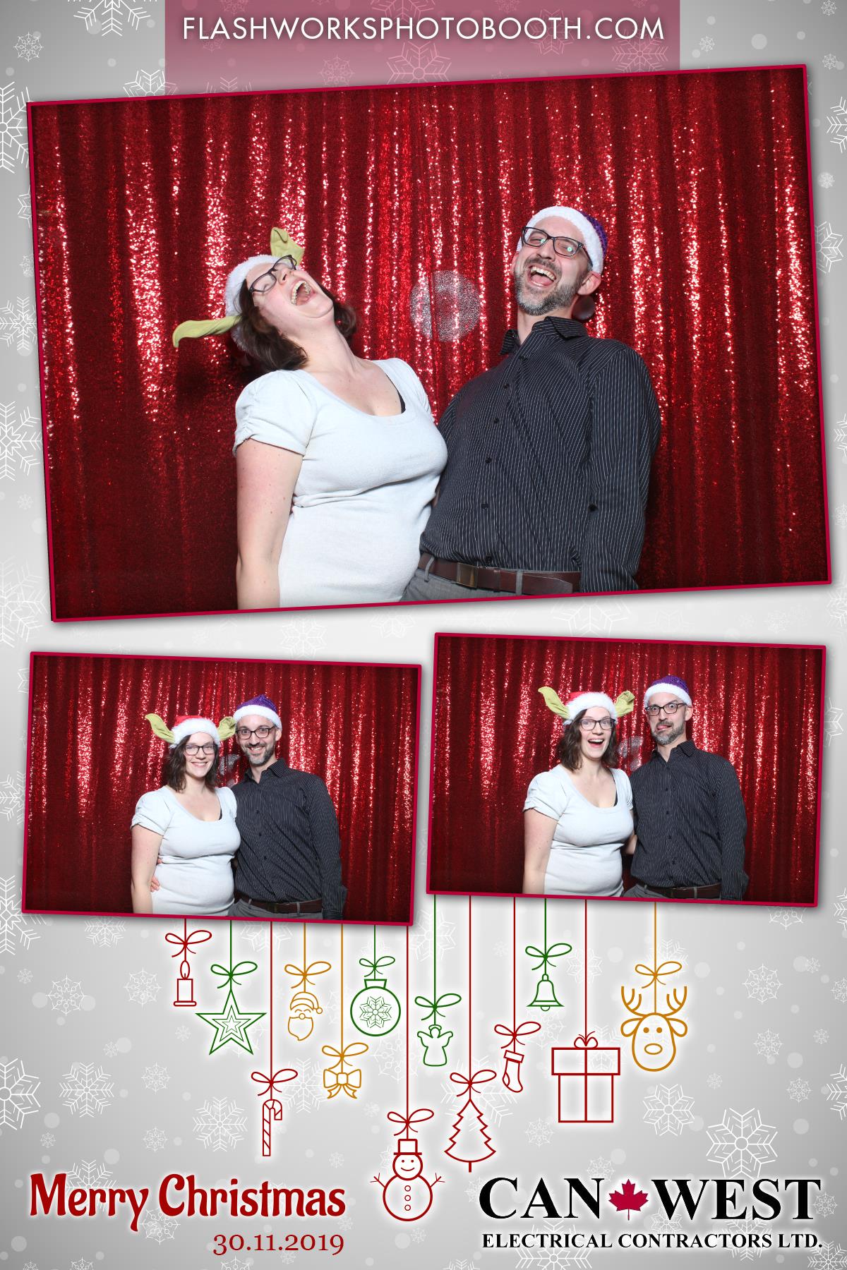 Can West Christmas Party | View more photos from the event at gallery.flashworksphotobooth.com/u/FlashworksPhotoboothInc/Can-West-Christmas-Party